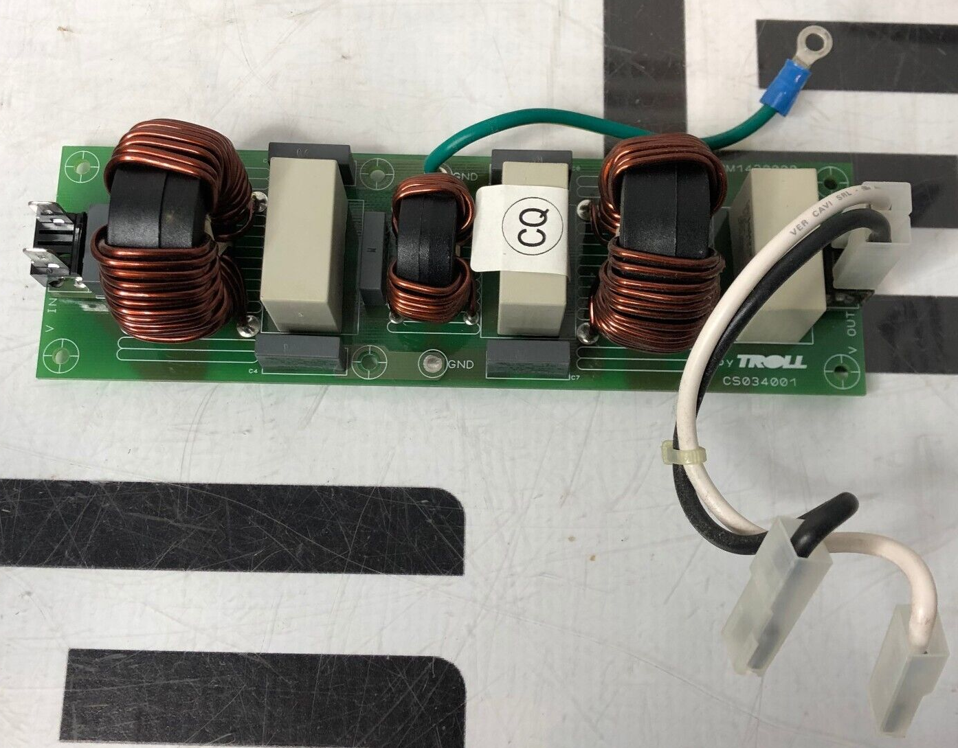 Used Scican Bravo 17V C5BM1420000 Troll 2 Bravo AC Filter Board