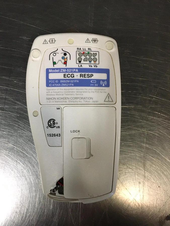 Used Nihon Kohden ZM-521PA Telemetry Transmitter