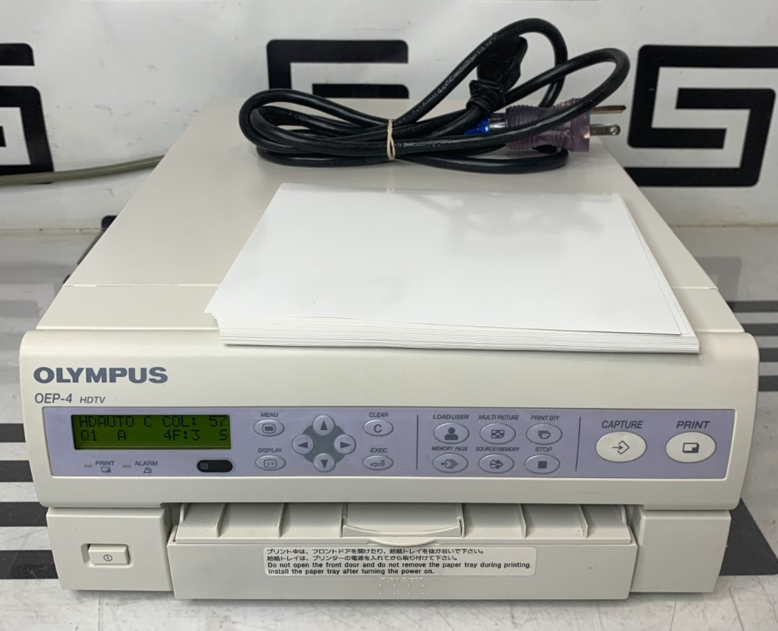 Used Olympus OEP-4 HDTV Color Video Printer for CV-180 CLV-180 W/ INK & Paper TESTED