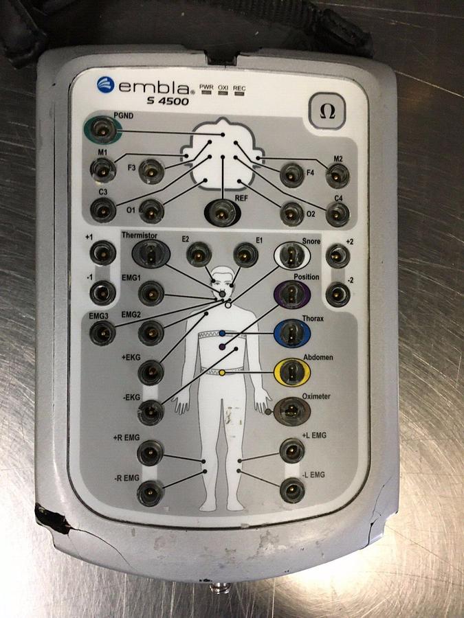 Used Embla S4500 2000204 Bedside Unit PSG System Portable Sleep Diagnostics