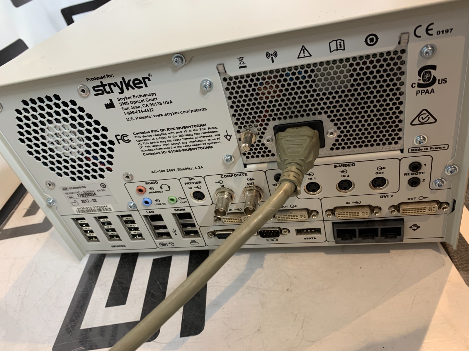 Used Stryker SDC3 HD 0240060100 Unit Info Management System Digital Capture REF