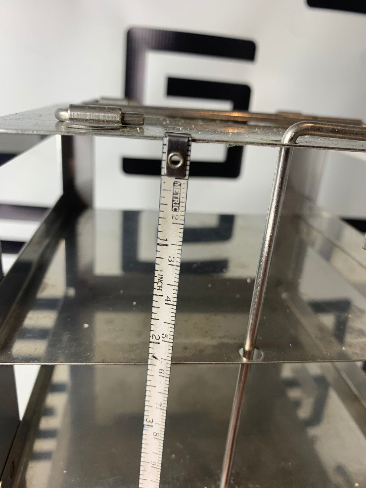 Used Chest Freezer Vertical Rack Stainless Steel 13 Box Capacity 2” Box 5.25 x 5.25