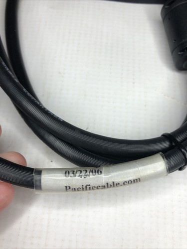 Used E119932 AWM 2919 80ºC 30V VW-1 Low Voltage Computer Cable 6 Ft. EX12-6ED