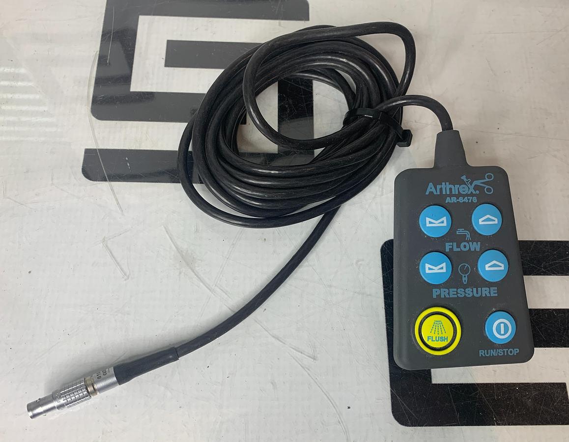 Used Arthrex AR-6476 Remote Control for AR-6475 Continuous Wave III Arthroscopy Pump