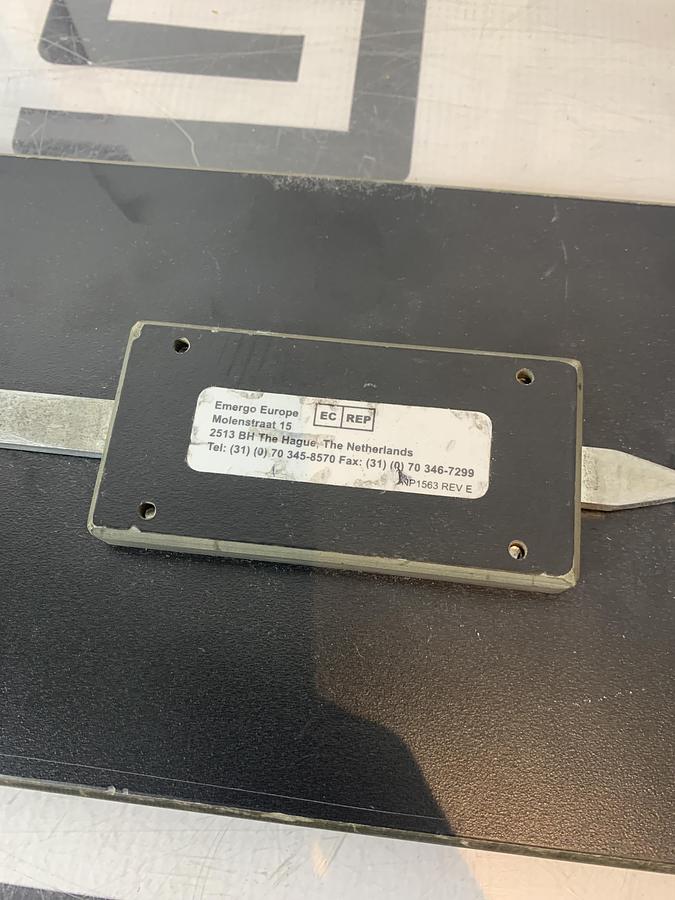 Used Mizuho OSI Surgical Table Armboard Drop Latch Pivoting Ovation Holder IV 26"