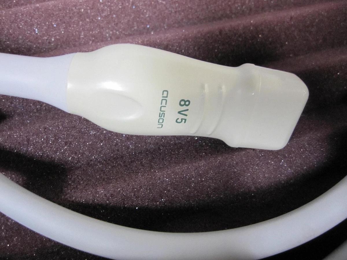 Used AS IS Siemens Acuson 8V5 Linear Array Ultrasound Transducer Probe