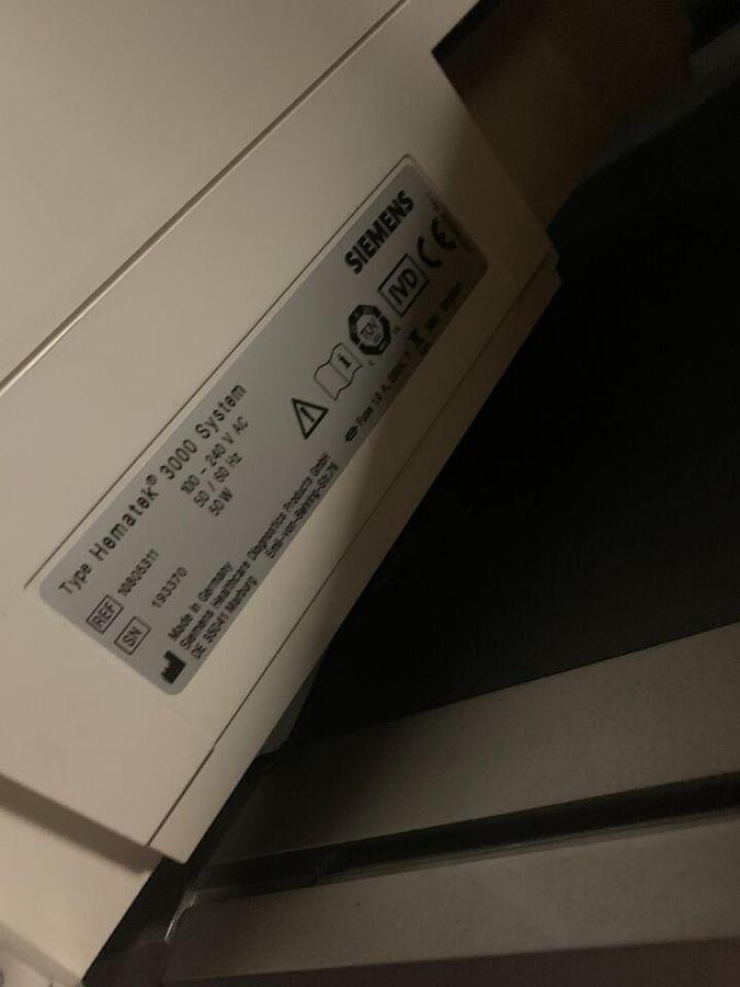 Used SIEMENS Hematek 3000