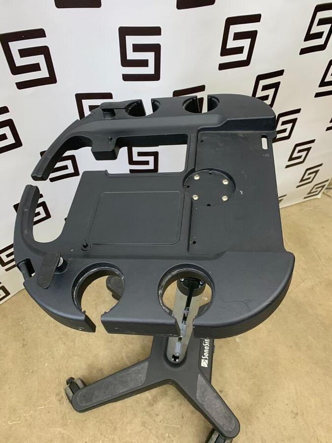 Used Edge P158015 Stand Mobile Rolling Ultrasound System Cart