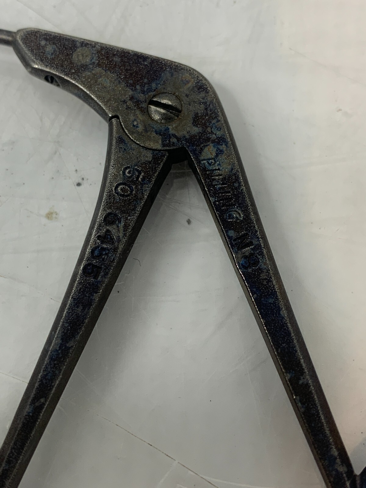 Used Pilling Forceps 50-6455 Laryngeal Cup Micro Surgical WARRANTY