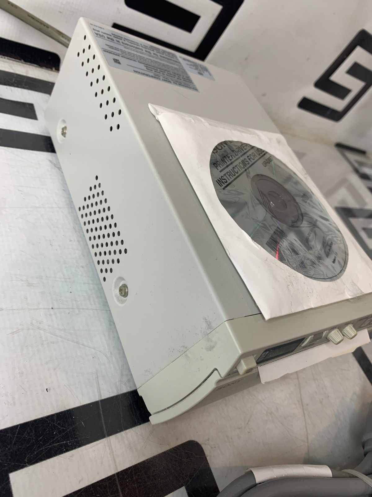 Used Sony UP-D897 Thermal Printer Digital Graphic Medical B&W Driver TESTED WARRANTY