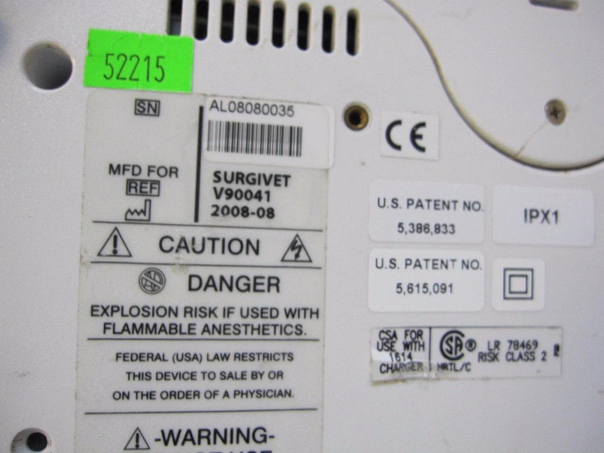 Used Smiths Medical SurgiVet V90041 Veterinary Monitor