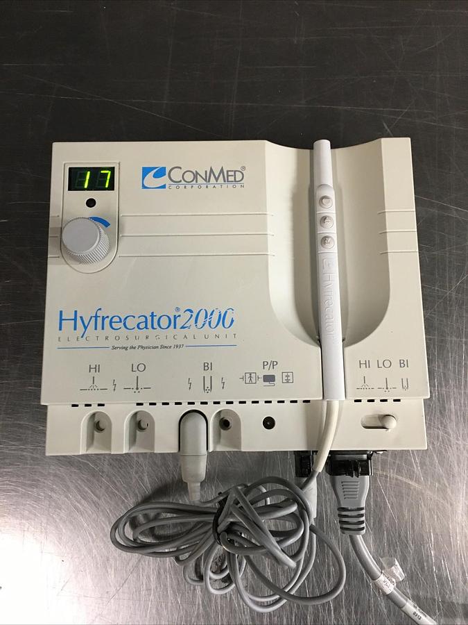 Used Conmed Hyfrecator 2000 Surgical ESU with Handpiece