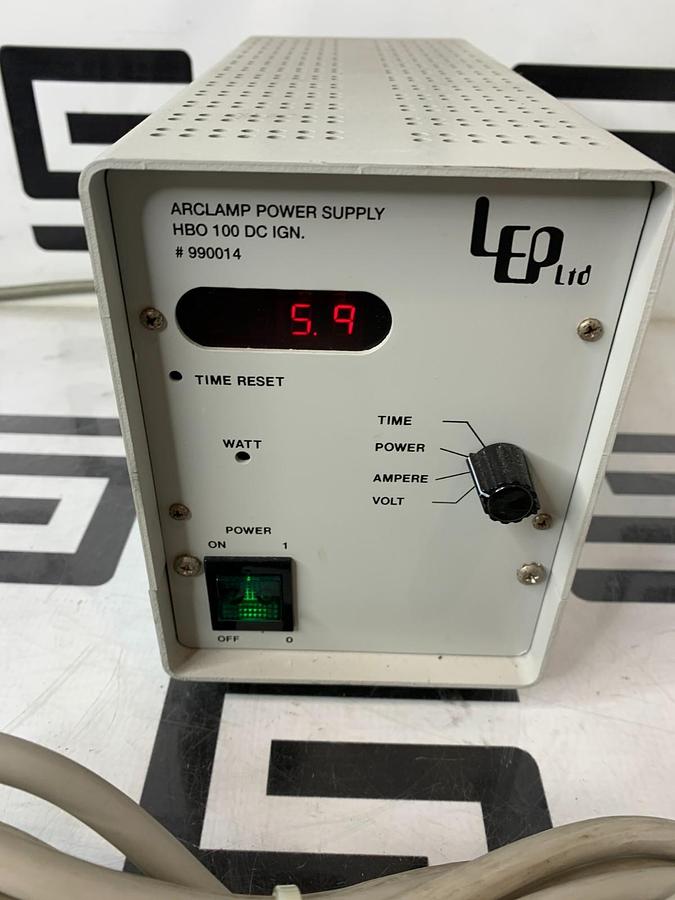 Used Carl Zeiss Stab. Arclamp power supply XBO 75 HBO 100 AC arc lamp Ludl LEP 990014