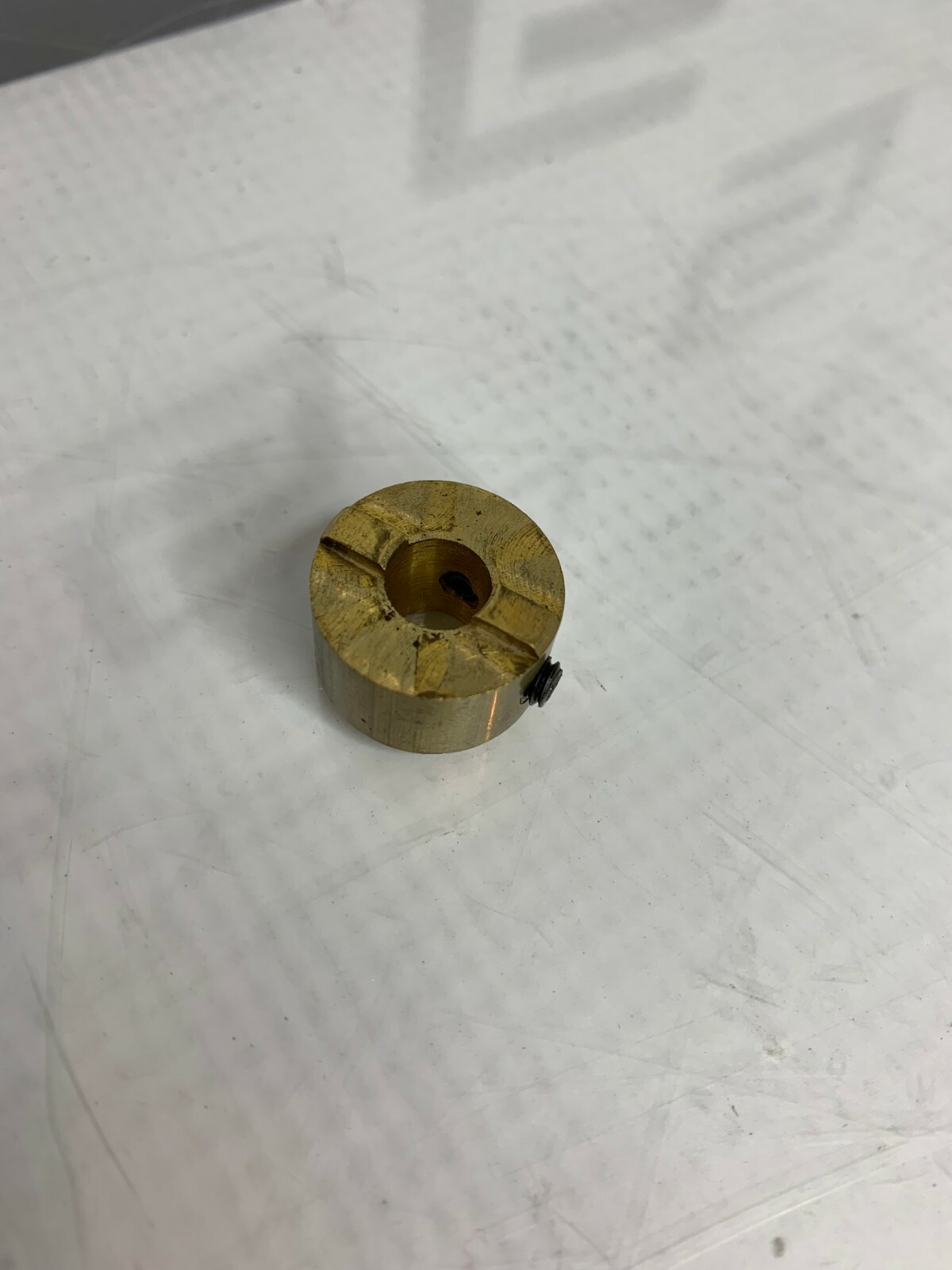 Used CLAY ADAMS COMPACT II 420225 0225 Motor Drive Brass Coupler 42015102 Key 2