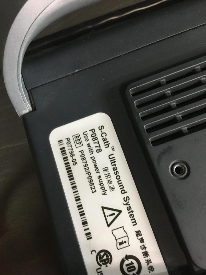 Used SonoSite S-Cath Ultrasound System P08778 P09417-66