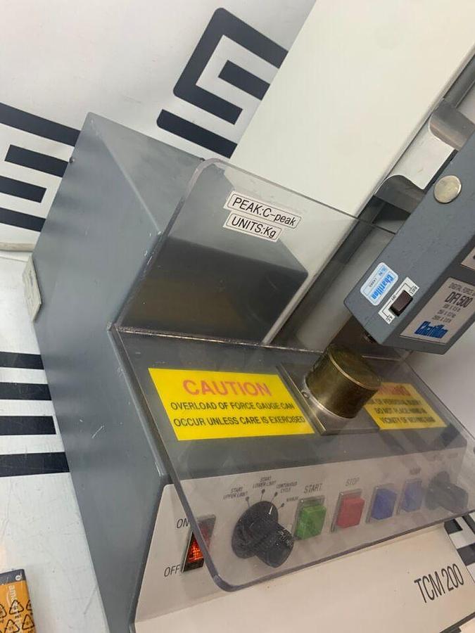 Used TCM200 Motorized Test Stand DFI 500 Digital Force Gauge Tester