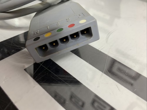 Used OEM Datascope 0012-00-1255-01 REV C ECG EKG Trunk 5 Lead Cable