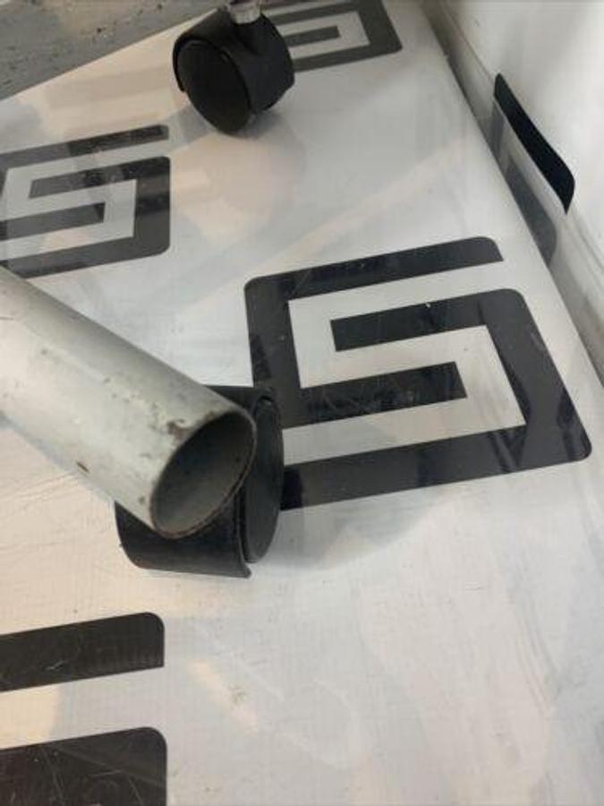 Used Cast Vacuum  Mobile Stand   W/ RECENTLY REPLACED FILTER