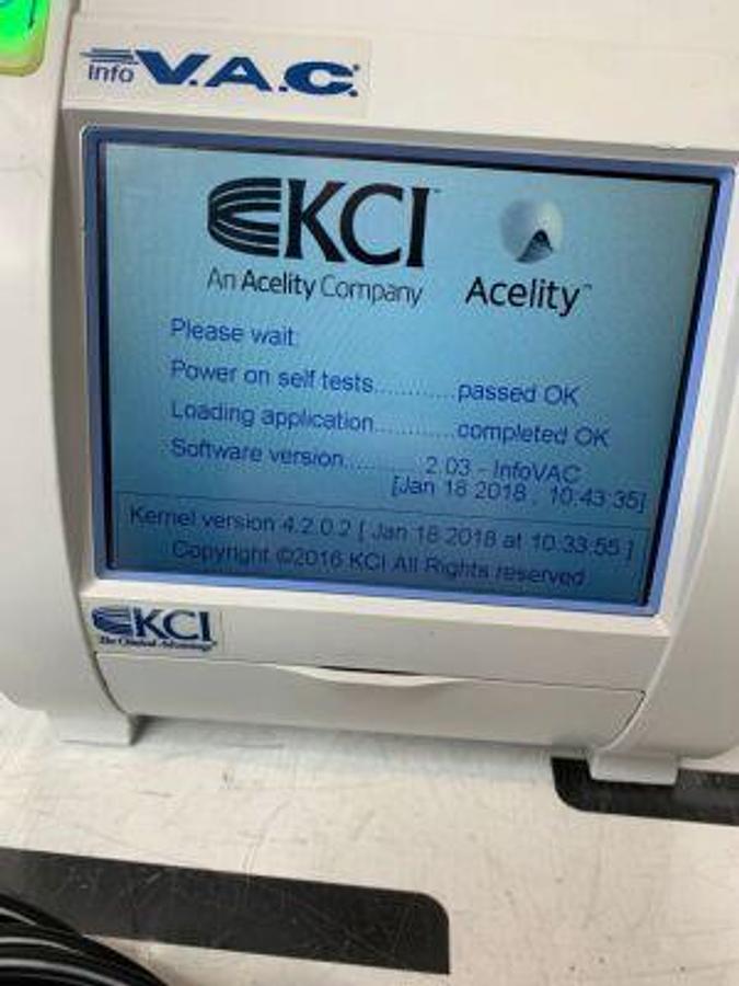 Used Info V. A.C. VAC Wound Therapy INFOVAC