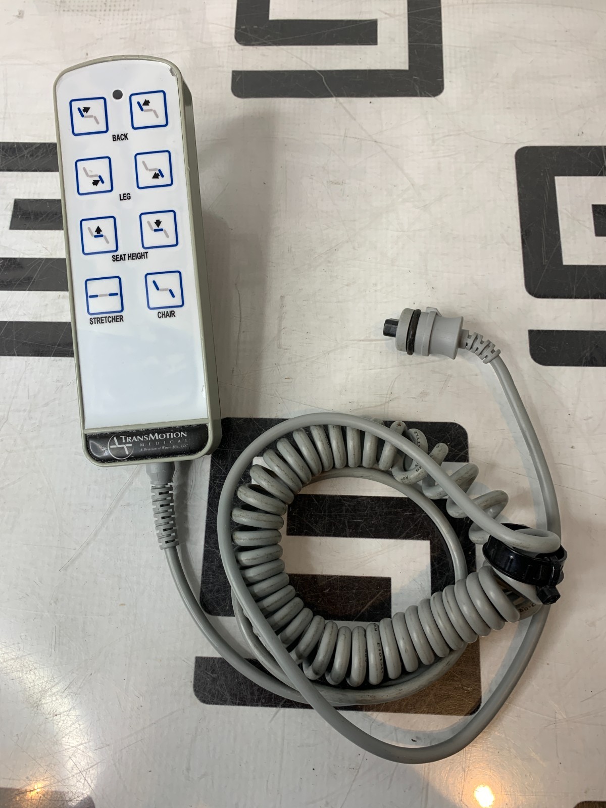 Used TransMotion TMM3 TMM4 TMM5 Control Controller Pendent 8 Button Chair TMS-2143-03