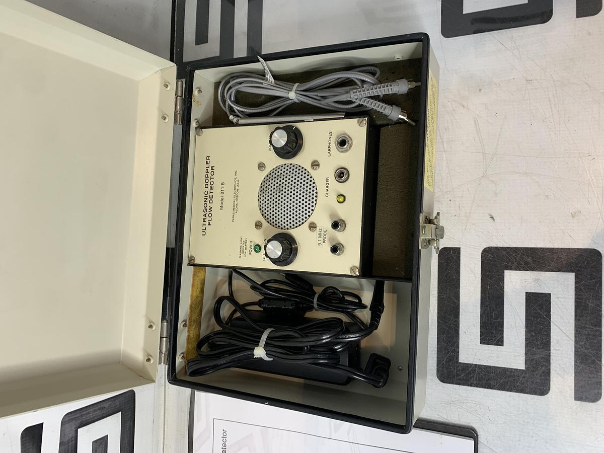 Used PARKS 811-B Doppler Flow Detector Model 9.2MHz Probe Ultrasonic 811B NEW BATTERY