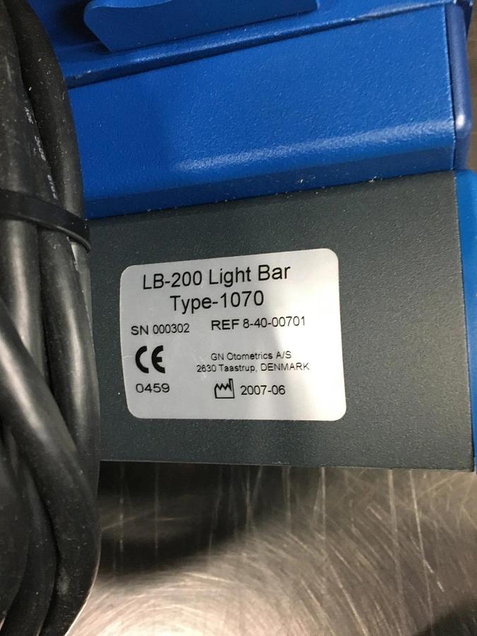 Used GN Otometrics ICS VNG/ENG Chartr 200 Module Goggles LB-200 Lightbar