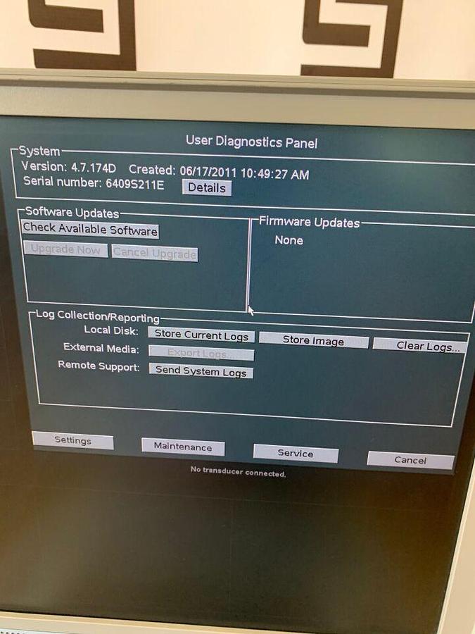 Used Zonare Z.One 4.7 SmartCart Diagnostic Ultrasound System   Scan Engine Docking Z1