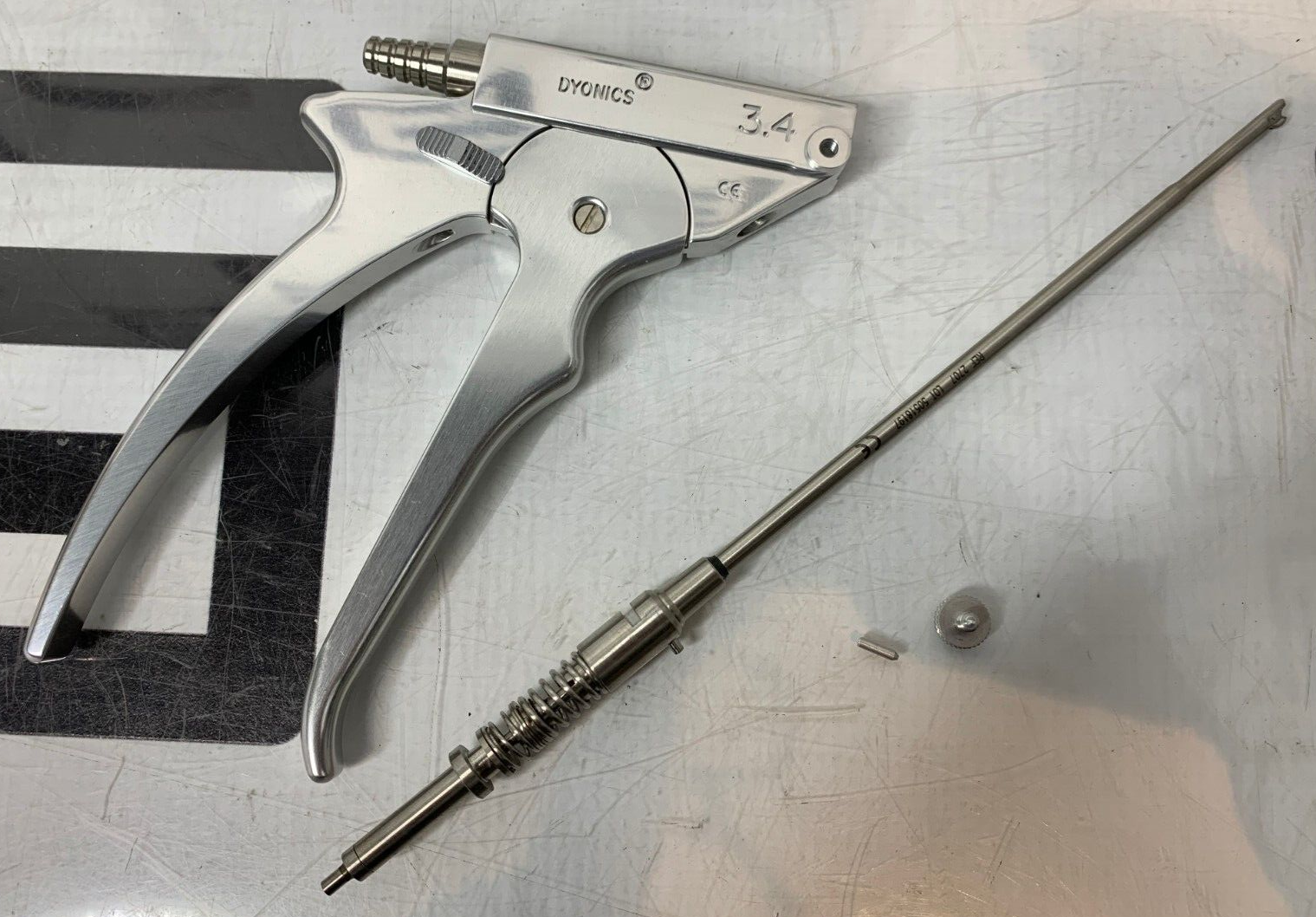 Used Dyonics 2707 Orthopedic Arthroscopic 3.4mm Suction Punch Forcep PARTS