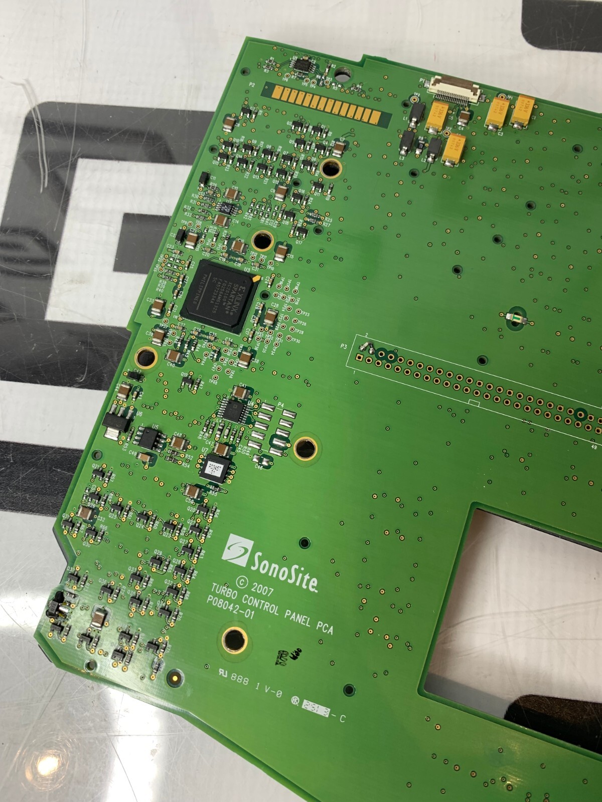 Used SonoSite M-Turbo P08076-01 P08042-01 Ultrasound C2 Control Panel PCA Interface