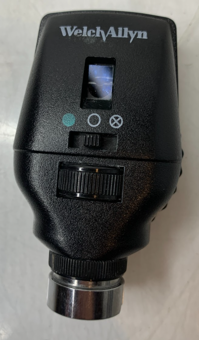 Used Welch Allyn 11720 3.5 V Standard Ophthalmoscope Head w/ Bulb Tested & Warranty