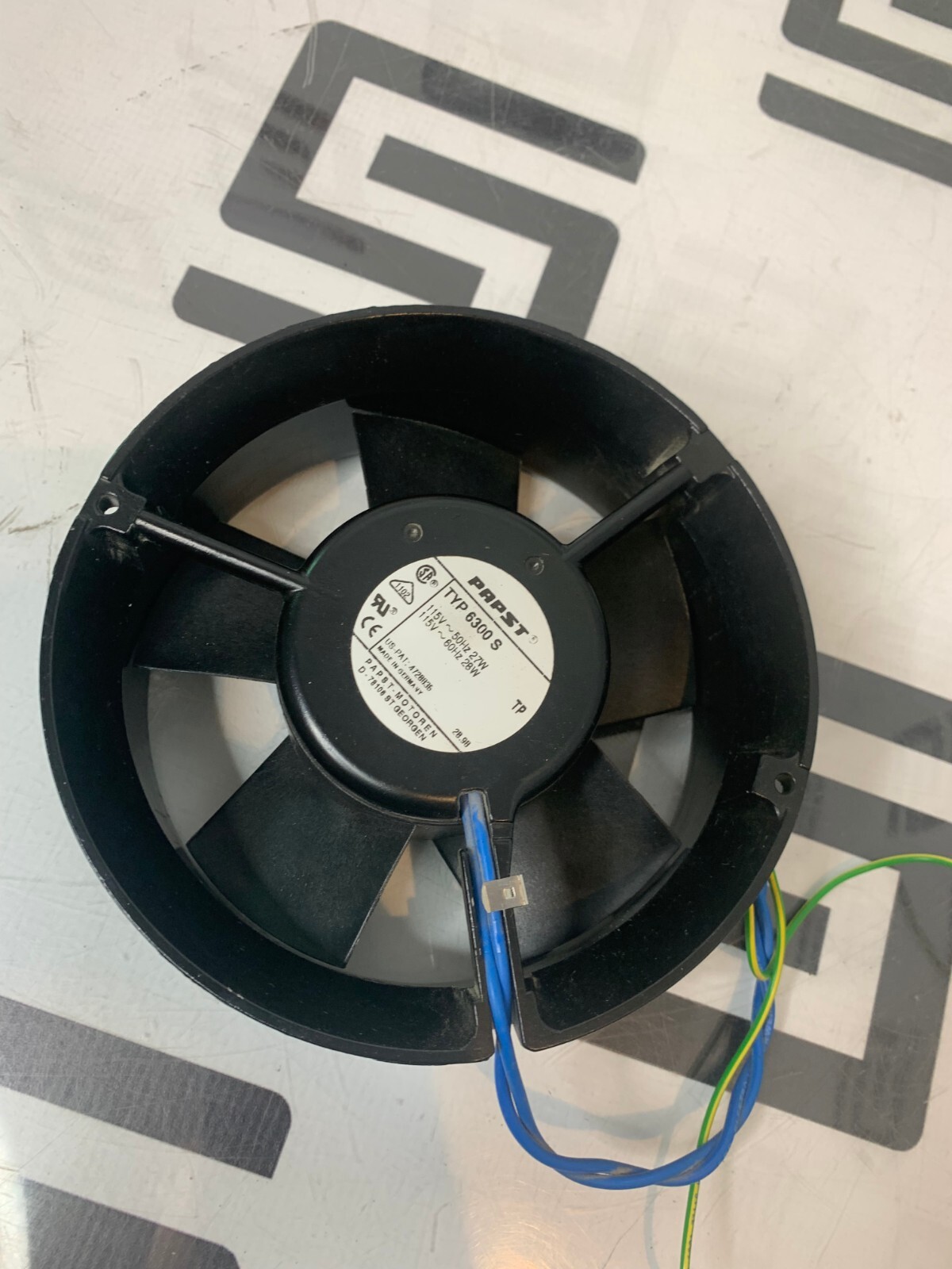 Used Eppendorf 5417R Heat Resistant Fan EBM Papst Typ 6300S 115V 27W 17CM 17251