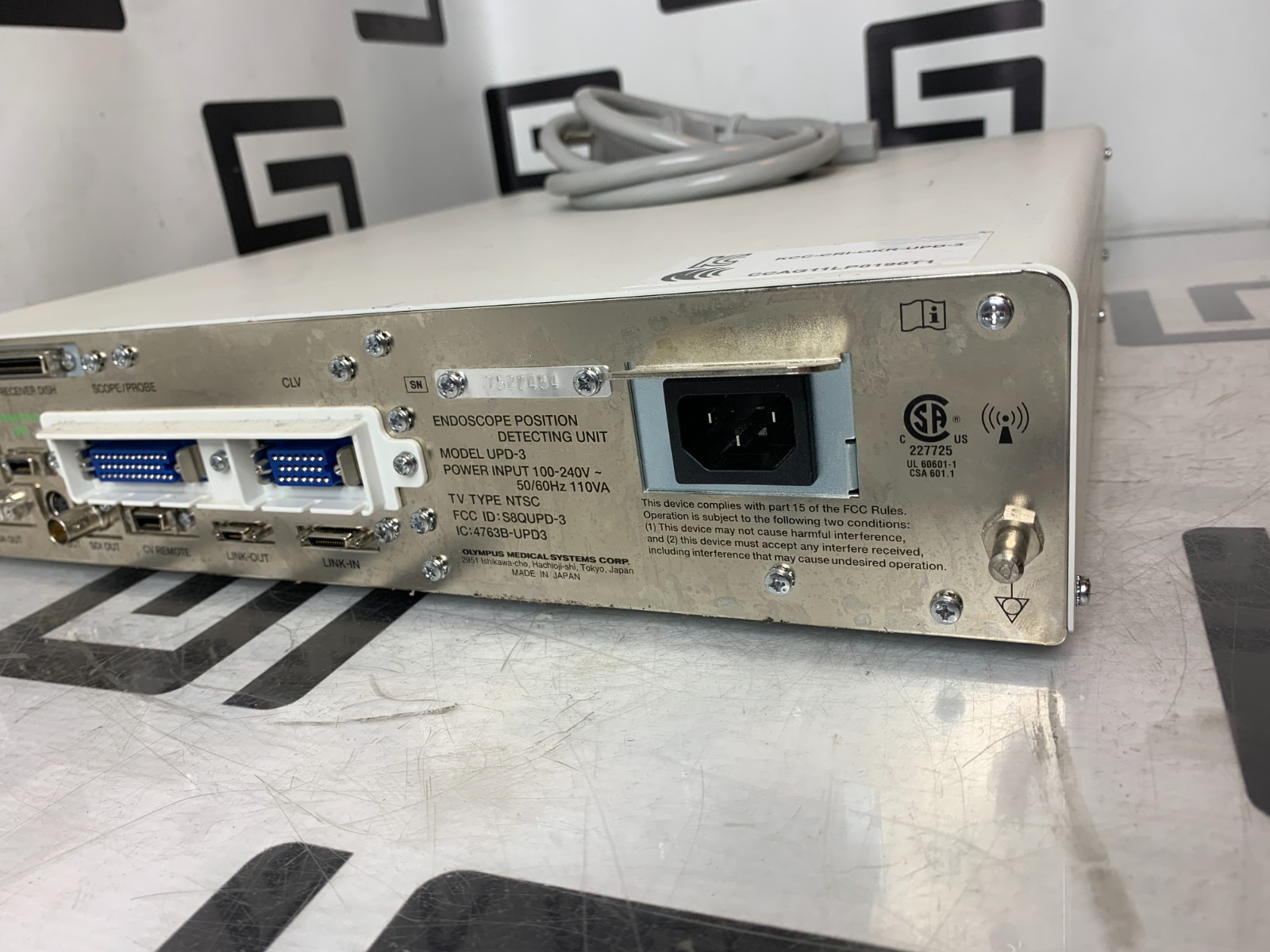 Used Olympus UPD-3 ScopeGuide Position Detecting Unit Endoscope -  30 DAY WARRANTY