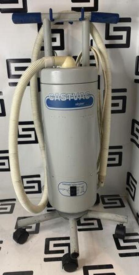 Used Cast Vacuum  Mobile Stand   W/ RECENTLY REPLACED FILTER