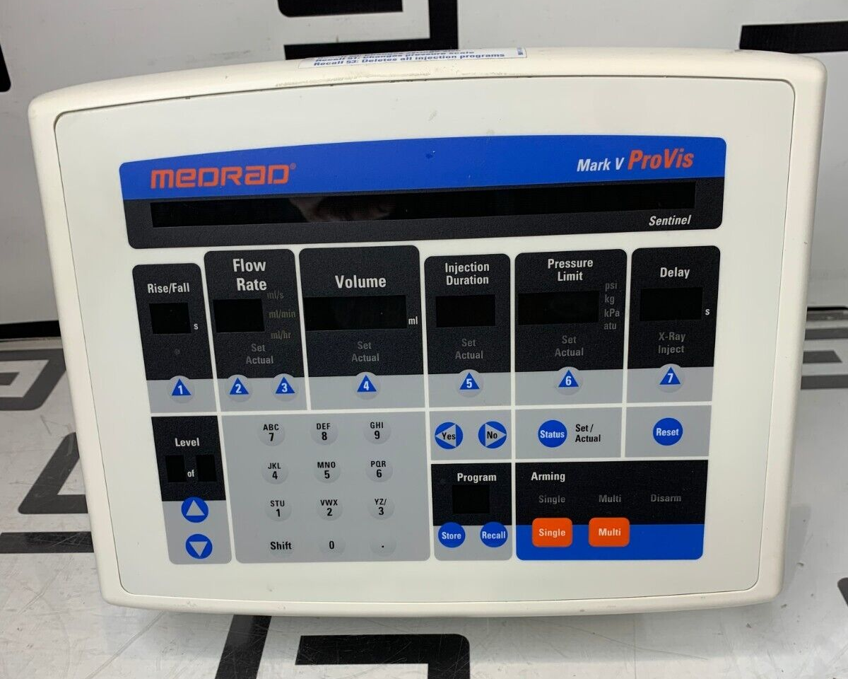 Used Medrad Mark V Provis Controller Control Panel Console Display TESTED WARRANTY