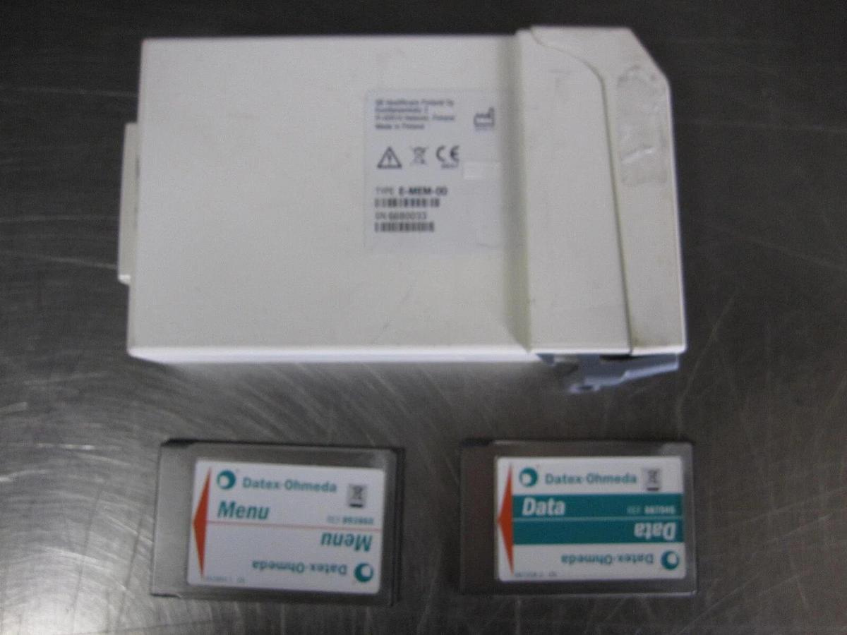 Used GE Healthcare E-MEM-00 Memory Module  Menu and Data Cards