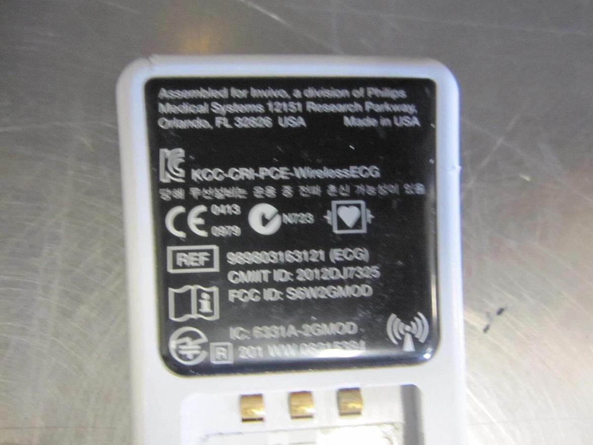 Used Invivo Expression  ECG Module 989803163121 MRI Philips Transmitter