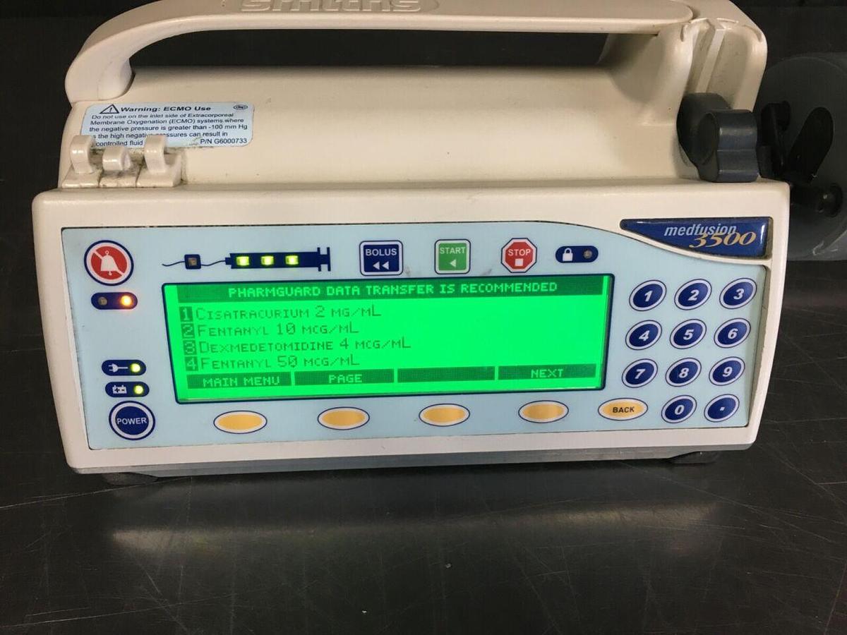 Used SMITHS MEDICAL Medfusion 3500