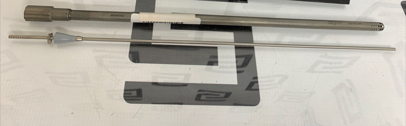 Used Stryker 250-070-405 Strykeflow Pool Suction Tip 10mm x 32cm  14" Laparoscopic #2