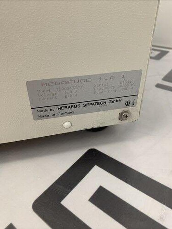 Used HERAEUS SEPATECH SCIENTIFIC PRODUCTS Megafuge 1.0
