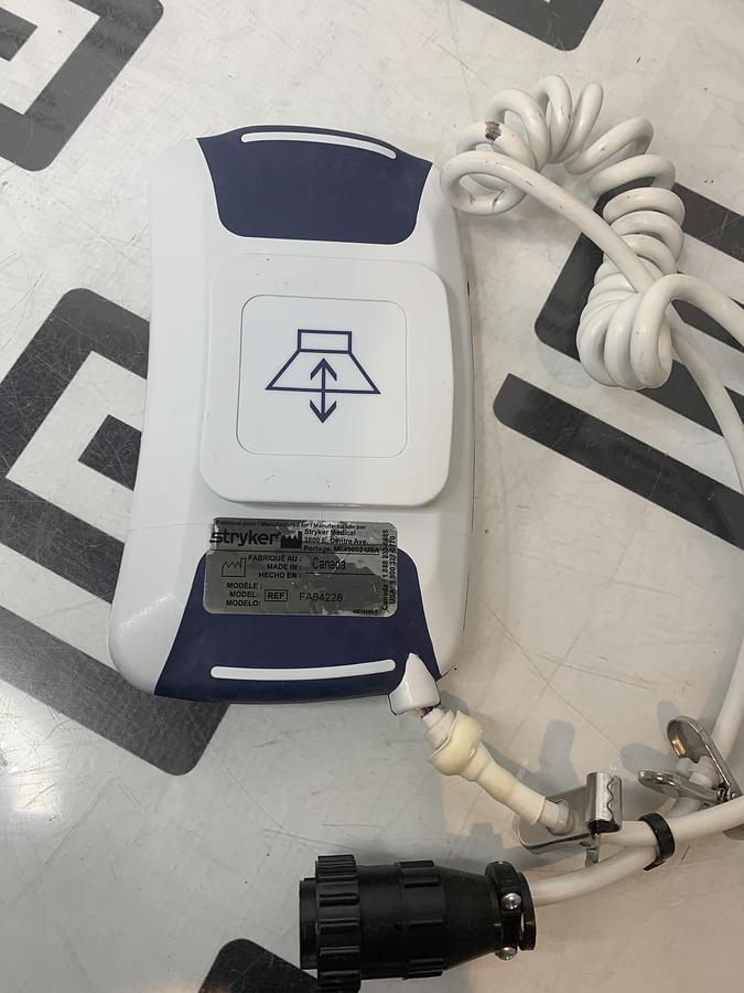 Used Stryker Medical Patient Control Pendant FA64228 For Hospital Bed, Hand Switch