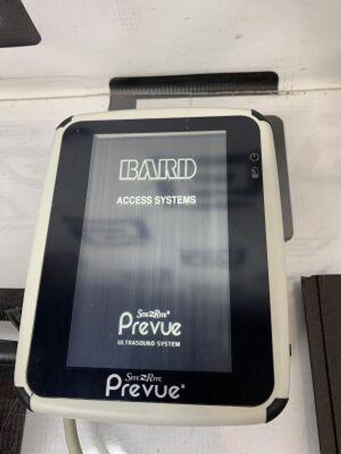 Used BARD SITE RITE PREVUE REF 9770090 PORTABLE ULTRASOUND SYSTEM W/ PROBE & MANUAL