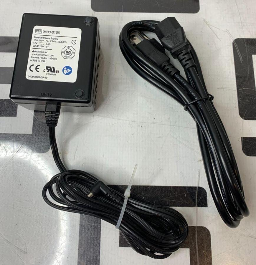 Used GlideScope Cobalt Power Supply 0400105 AVL Monitor Aperture Medical B