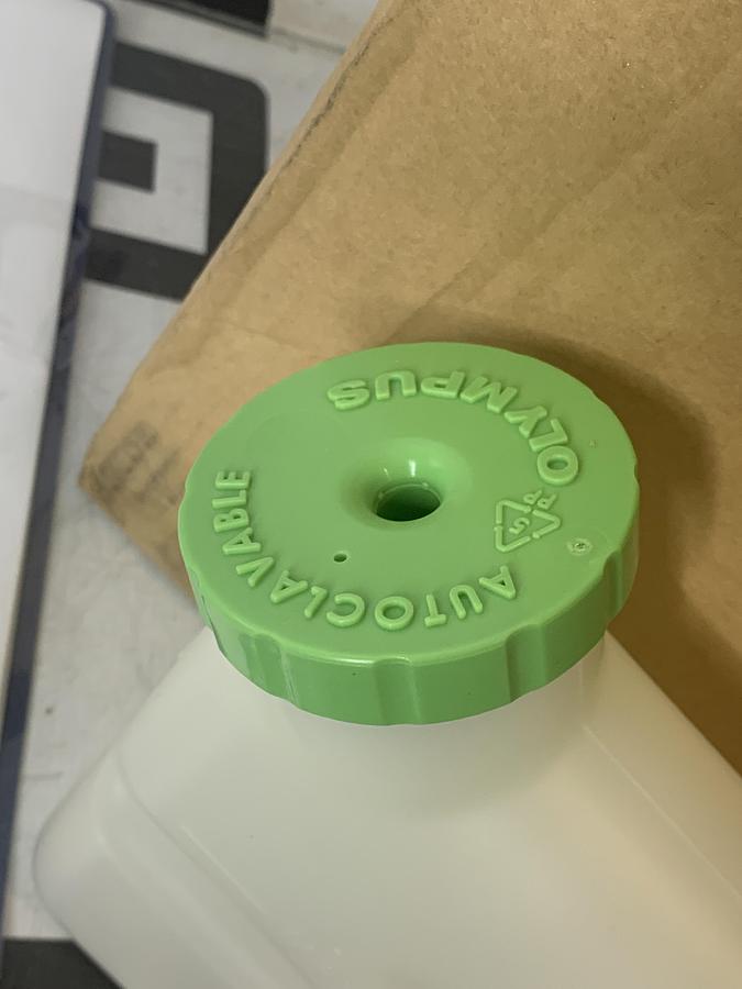 Used Olympus OFP-2 Endoscopic Flushing Pump Irrigation W/ Footswitch, Bottle & Manual TESTED