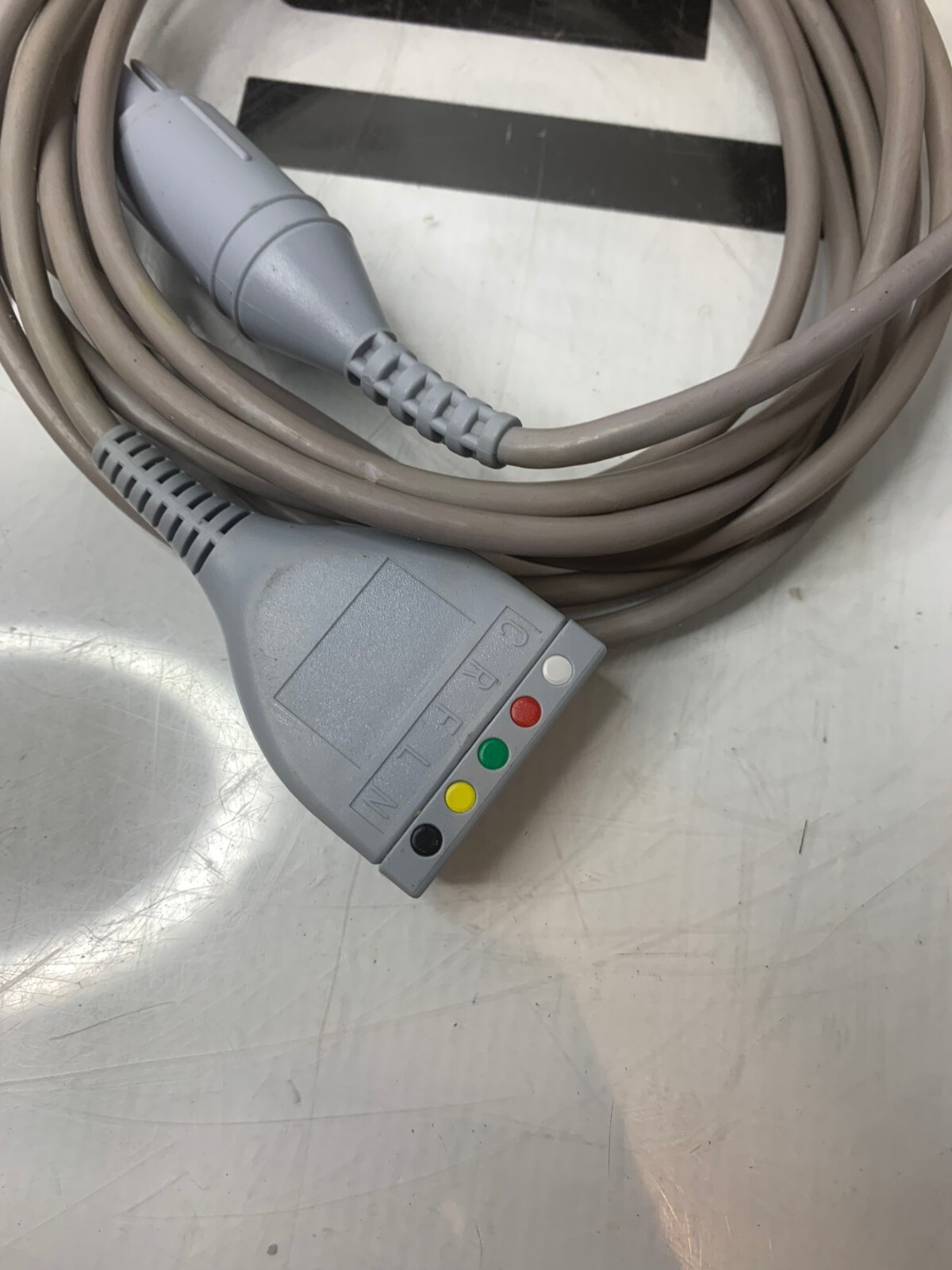 Used OEM Datascope 0012-00-1255-01 ECG EKG Trunk 5 Lead Cable