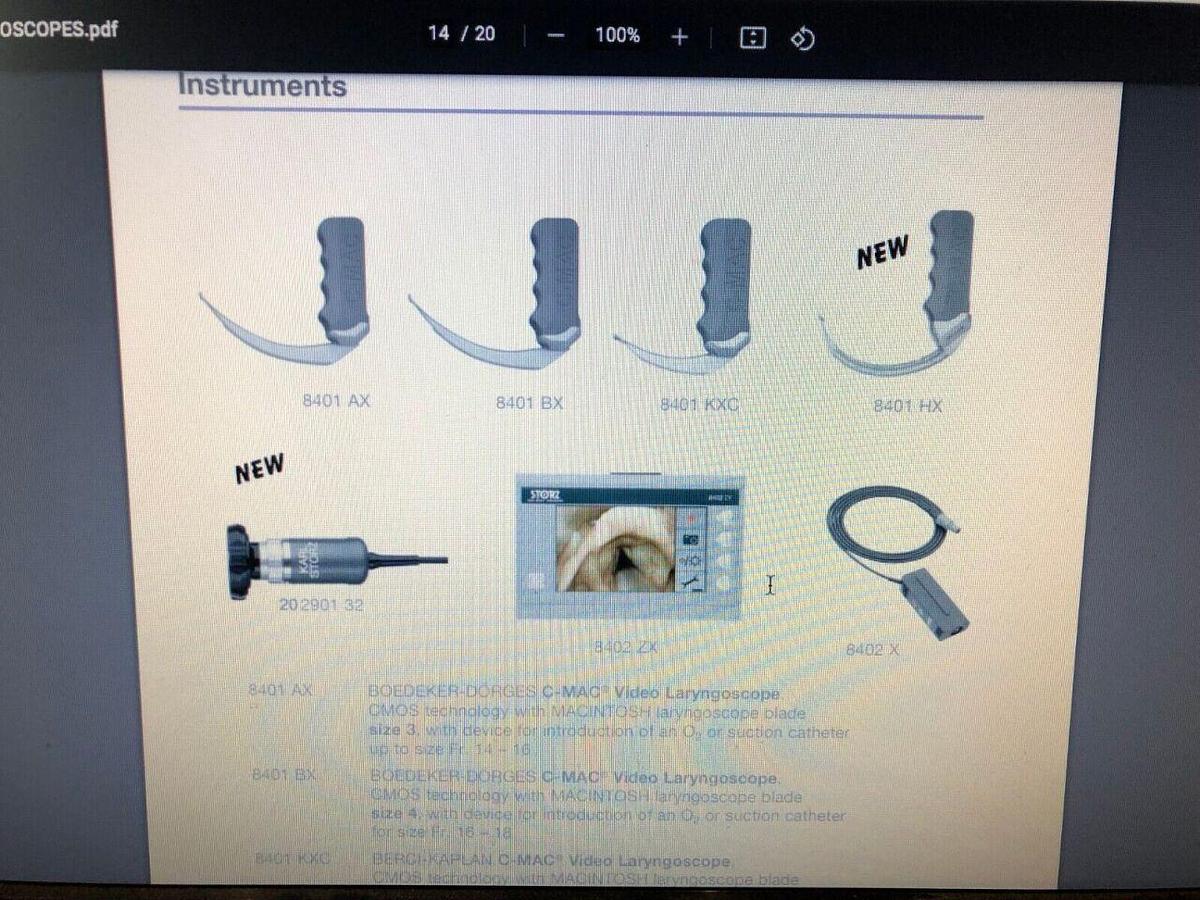 Used KARL STORZ 8402 ZX