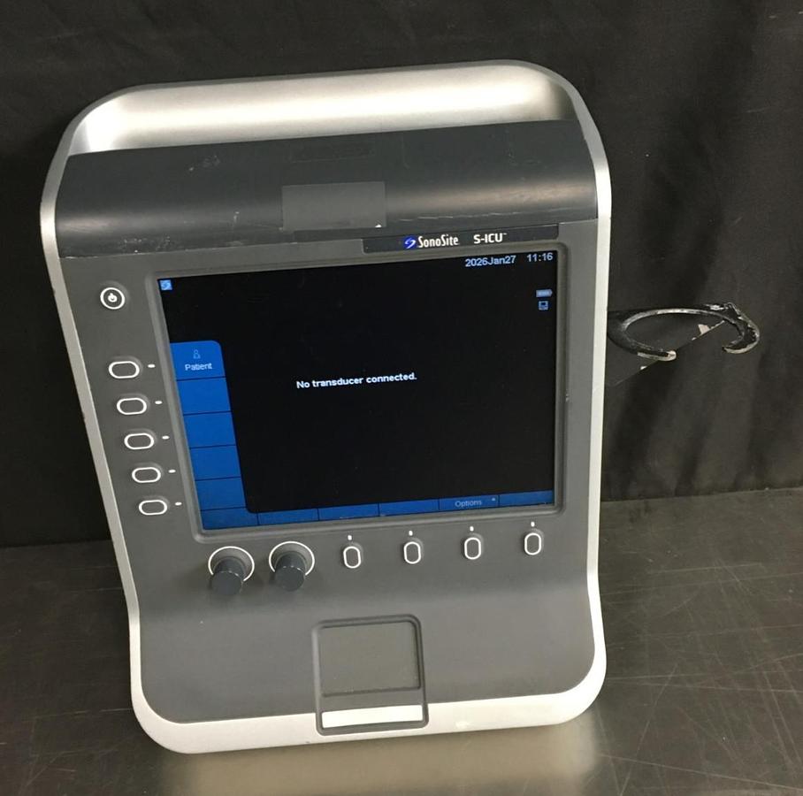 Used SonoSite S-ICU Ultrasound System P07577 P09417 W/ Battery TESTED WARRANTY