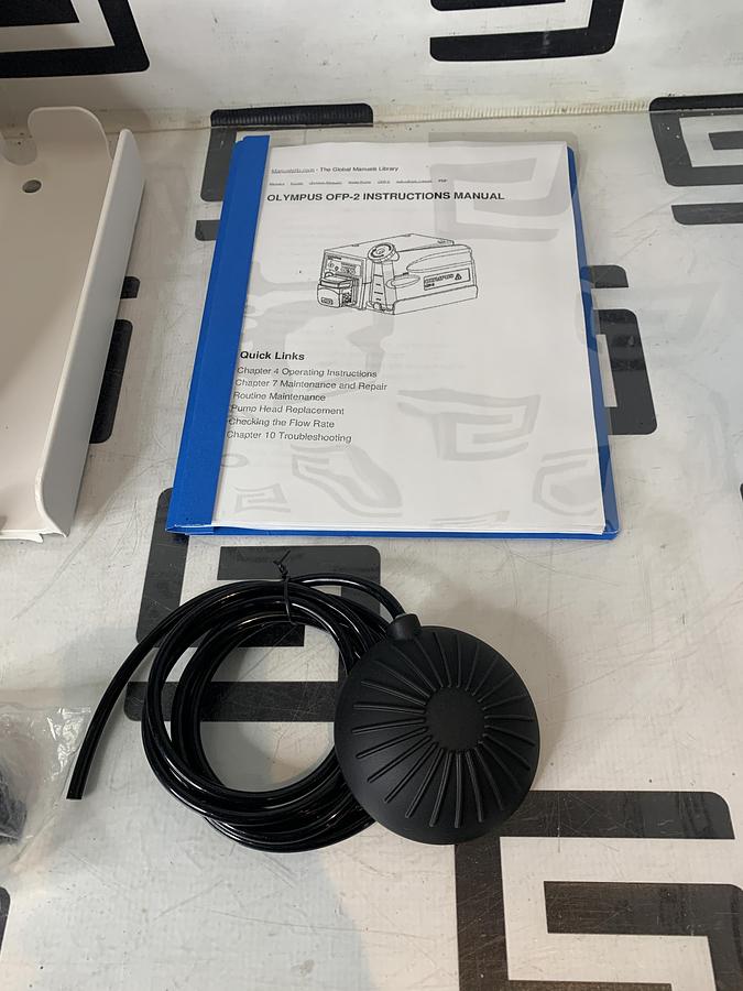 Used Olympus OFP-2 Endoscopic Flushing Pump Irrigation W/ Footswitch TESTED