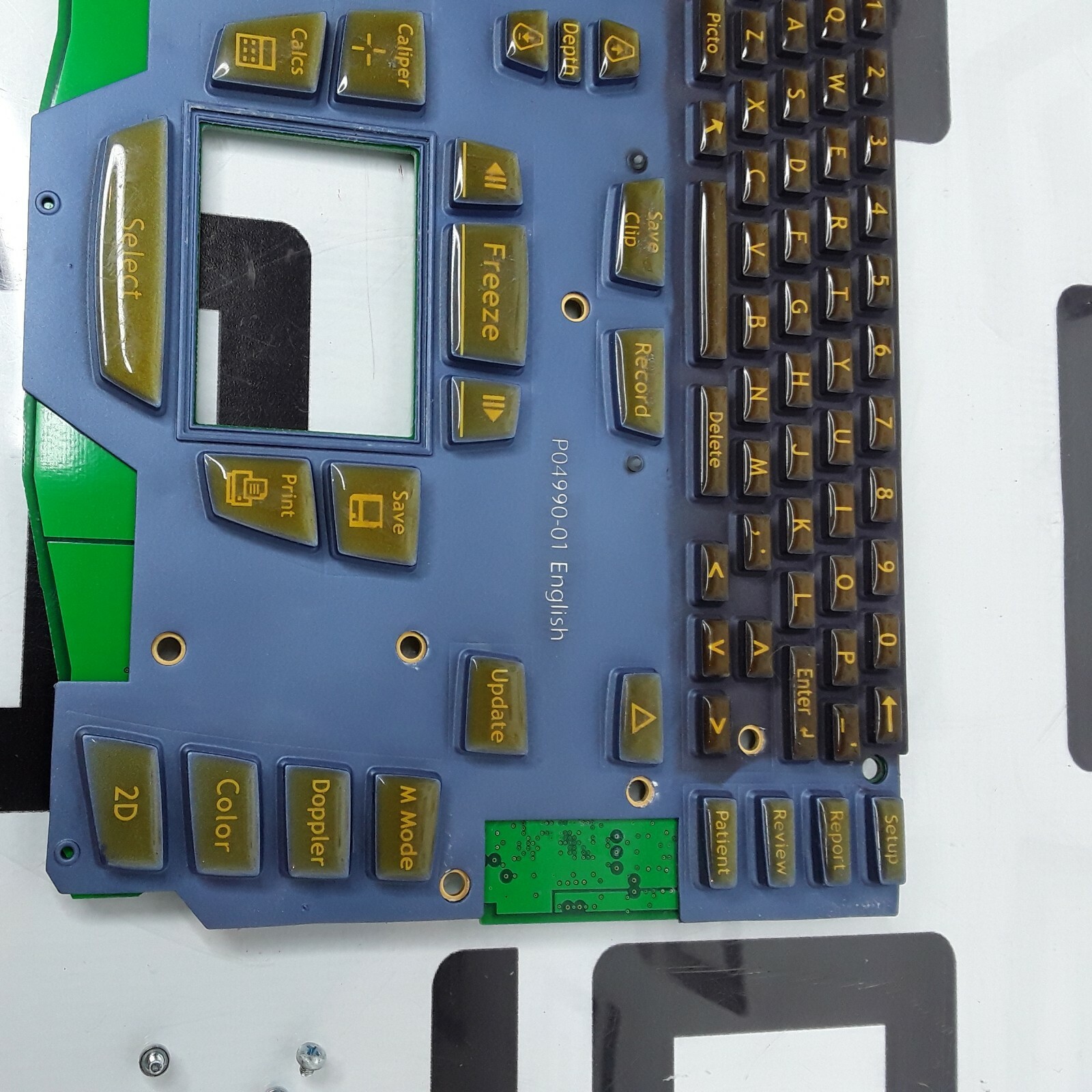Used SonoSite MicroMaxx Ultrasound C2 Control Panel PCA Interface P02199-04 P04990-01