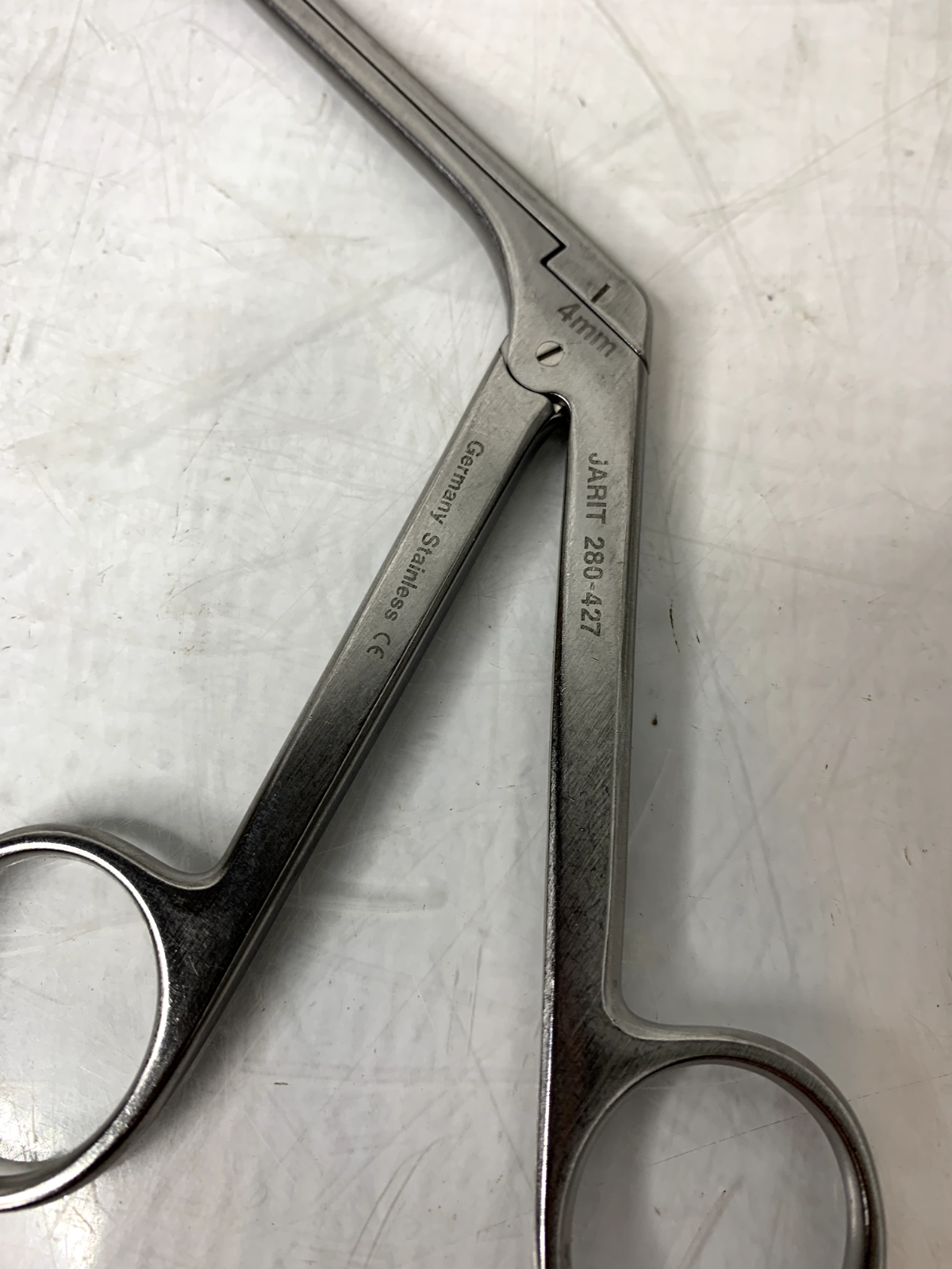 Used Jarit 280-427 Rongeur Spurling Down Angle 4mm, 7" WARRANTY