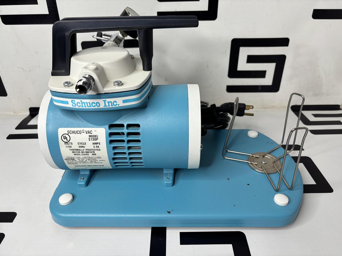 Used Shuco Shuco-VAC S130P Oil-Less Vacuum Suction Pump Tested Warranty